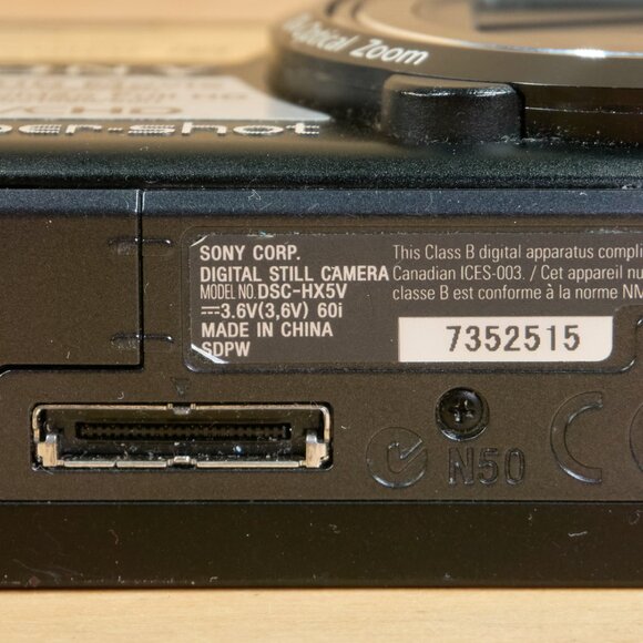 Sony Cyber-shot DSC-HX5V Digital Camera / 10.2MP, 10x Zoom, Full HD Video, Teste - Picture 9 of 9